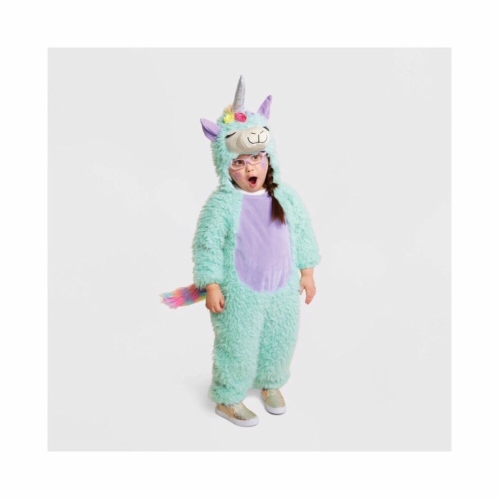 Llamacorn one price girls costume